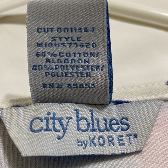 EUC WOMEN’S LS SUPER SOFT TEESHIRT FABRIC TOP; CITY BLUES BY KORET; SIZE L; $12 - Picture 9 of 9